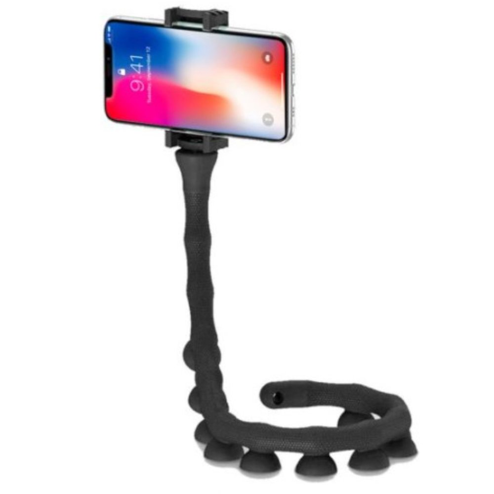 Octopus Suction Phone Holder - Black